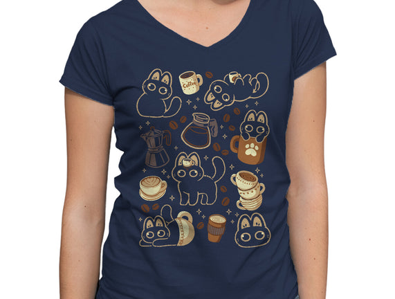 Cute Cats And Coffee Lover