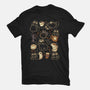 Cute Cats And Coffee Lover-Mens-Basic-Tee-xMorfina