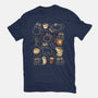 Cute Cats And Coffee Lover-Womens-Basic-Tee-xMorfina