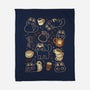 Cute Cats And Coffee Lover-None-Fleece-Blanket-xMorfina