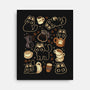 Cute Cats And Coffee Lover-None-Stretched-Canvas-xMorfina