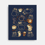 Cute Cats And Coffee Lover-None-Stretched-Canvas-xMorfina