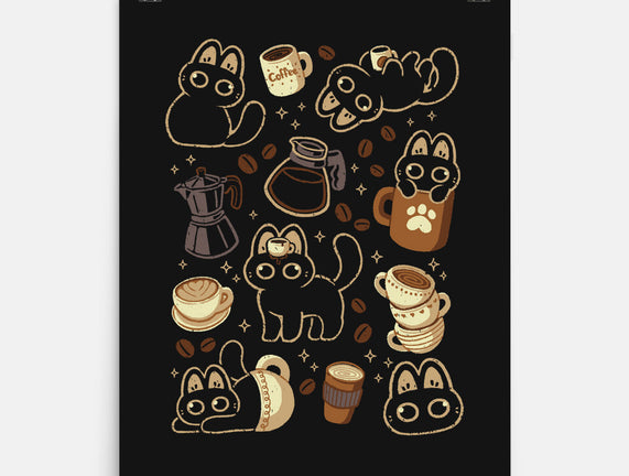 Cute Cats And Coffee Lover