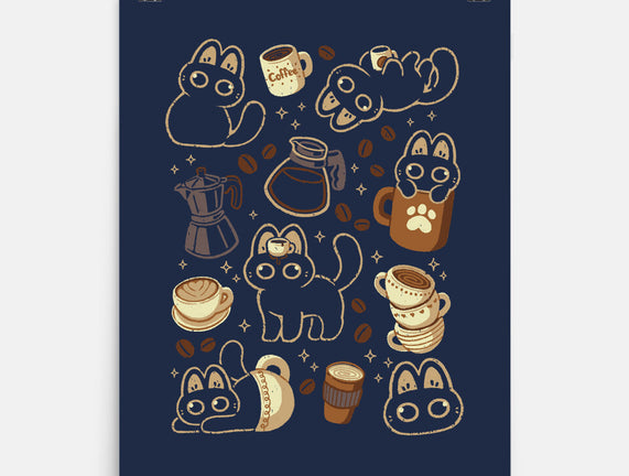 Cute Cats And Coffee Lover