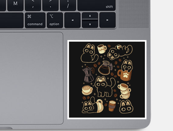 Cute Cats And Coffee Lover