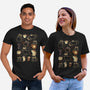 Cute Cats And Coffee Lover-Unisex-Basic-Tee-xMorfina