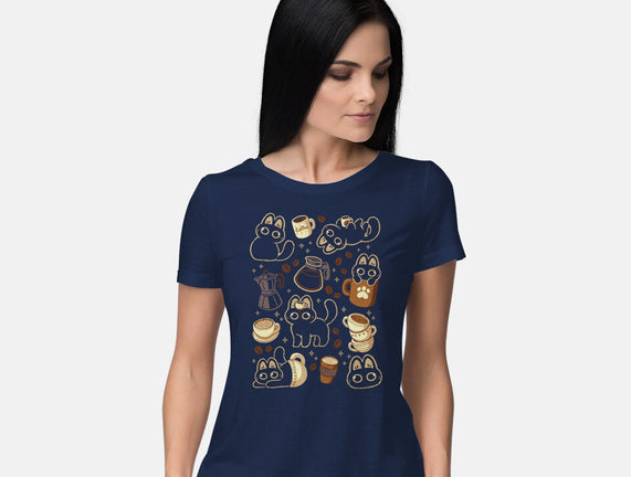 Cute Cats And Coffee Lover