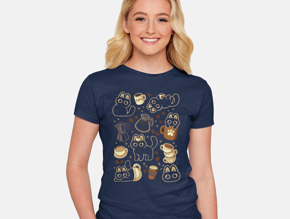 Cute Cats And Coffee Lover