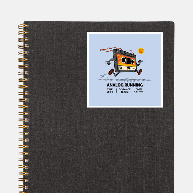 Analog Running-None-Glossy-Sticker-erion_designs