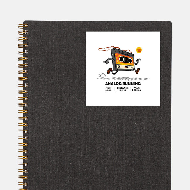 Analog Running-None-Glossy-Sticker-erion_designs