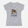 Analog Running-Womens-V-Neck-Tee-erion_designs
