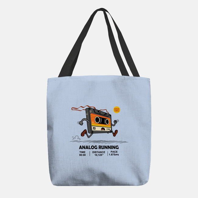 Analog Running-None-Basic Tote-Bag-erion_designs