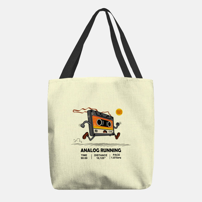 Analog Running-None-Basic Tote-Bag-erion_designs