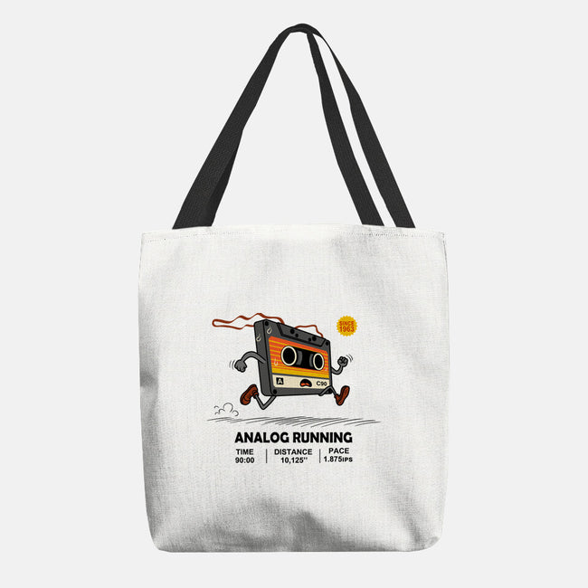 Analog Running-None-Basic Tote-Bag-erion_designs