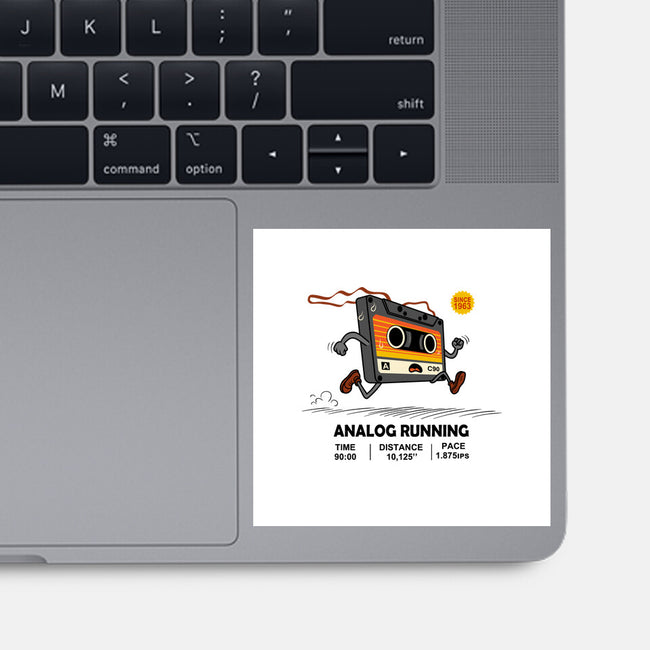 Analog Running-None-Glossy-Sticker-erion_designs