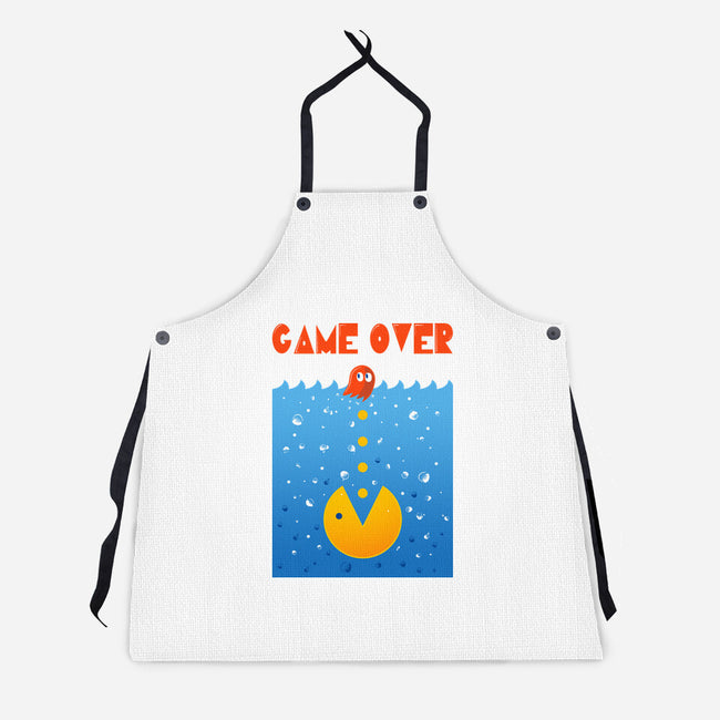 Pac Attack-Unisex-Kitchen-Apron-erion_designs
