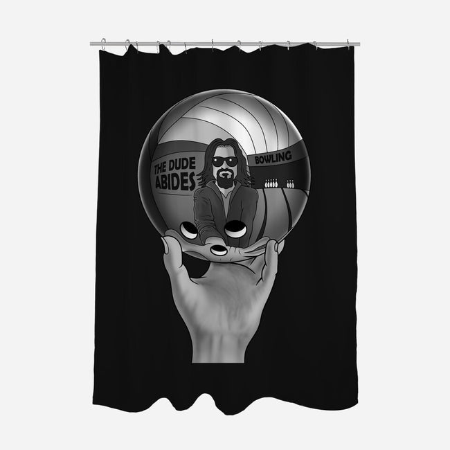 Dude Reflection-None-Polyester-Shower Curtain-erion_designs