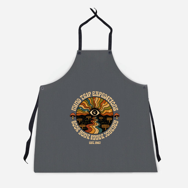 Mind Trip Expeditions-Unisex-Kitchen-Apron-erion_designs