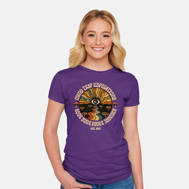 Mind Trip Expeditions-Womens-Fitted-Tee-erion_designs