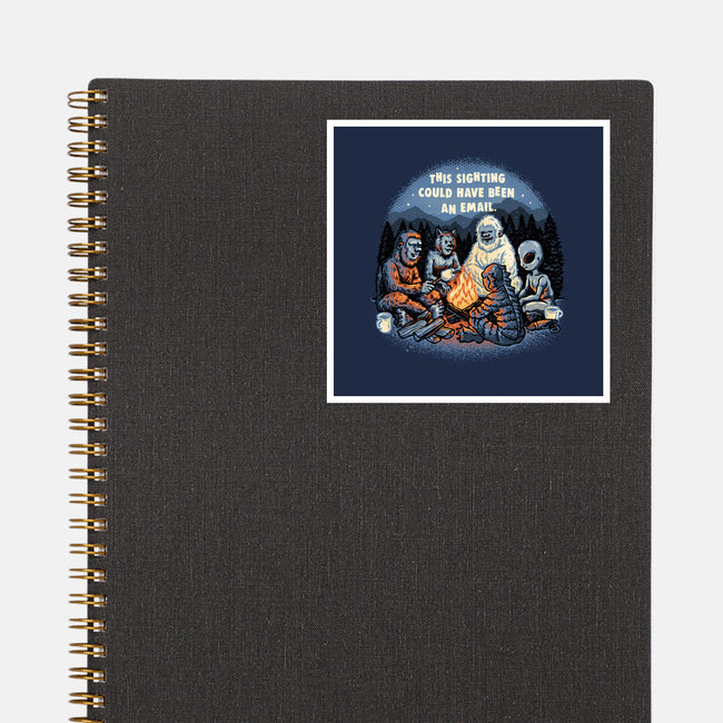 This Sighting-None-Glossy-Sticker-glitchygorilla