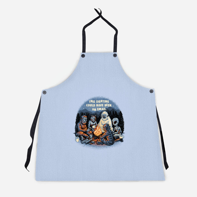 This Sighting-Unisex-Kitchen-Apron-glitchygorilla