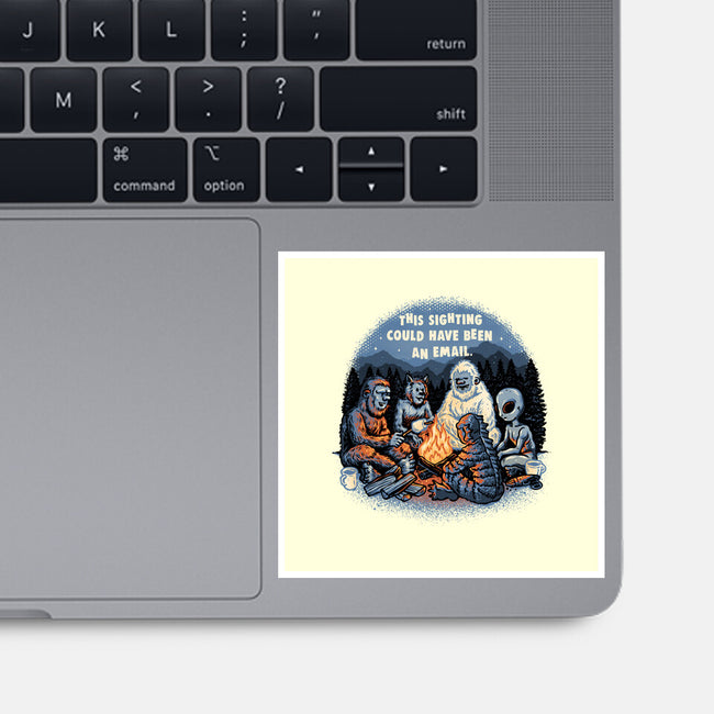 This Sighting-None-Glossy-Sticker-glitchygorilla