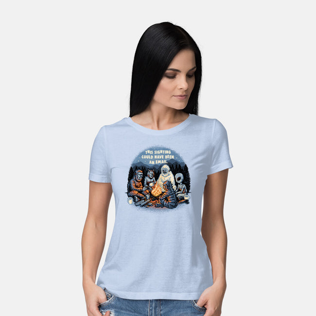 This Sighting-Womens-Basic-Tee-glitchygorilla