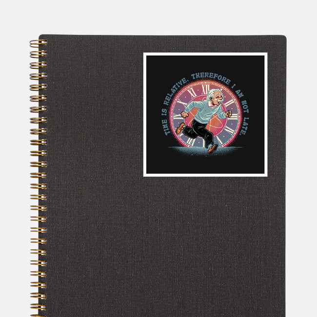 The Relativity Of Time-None-Glossy-Sticker-glitchygorilla