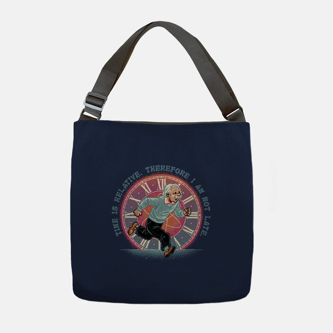 The Relativity Of Time-None-Adjustable Tote-Bag-glitchygorilla
