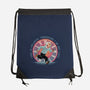 The Relativity Of Time-None-Drawstring-Bag-glitchygorilla