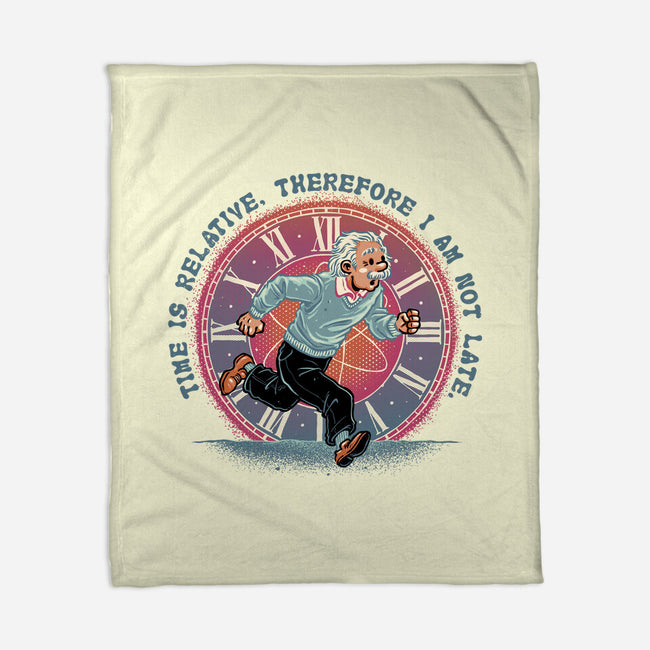 The Relativity Of Time-None-Fleece-Blanket-glitchygorilla