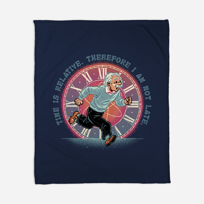The Relativity Of Time-None-Fleece-Blanket-glitchygorilla