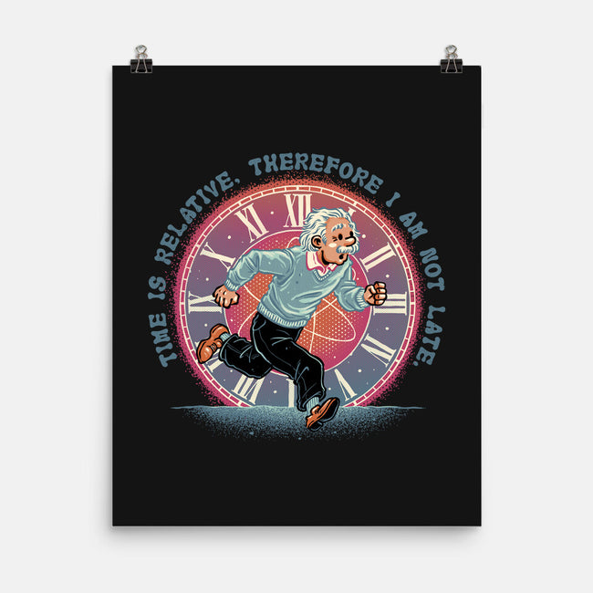 The Relativity Of Time-None-Matte-Poster-glitchygorilla