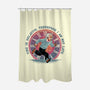 The Relativity Of Time-None-Polyester-Shower Curtain-glitchygorilla