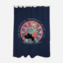 The Relativity Of Time-None-Polyester-Shower Curtain-glitchygorilla