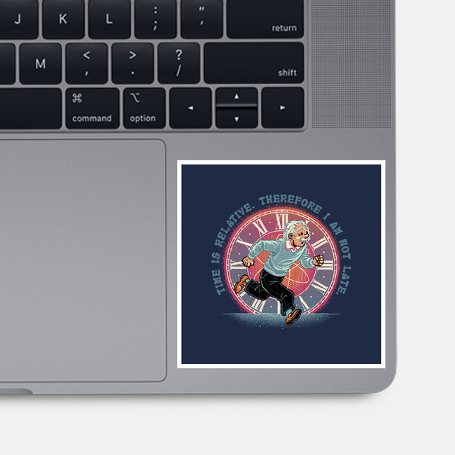 The Relativity Of Time-None-Glossy-Sticker-glitchygorilla