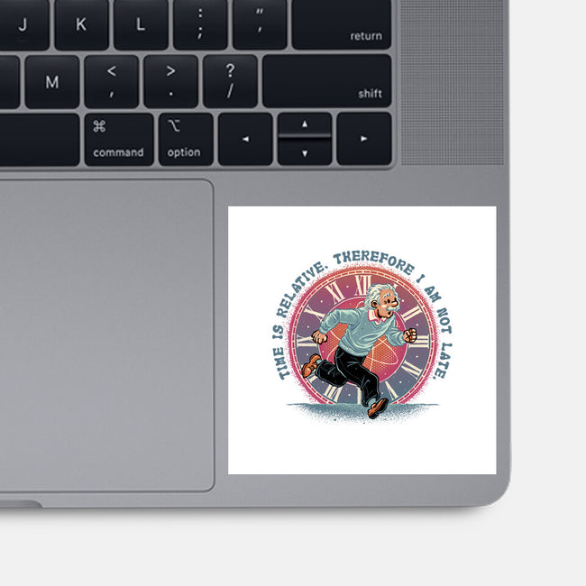 The Relativity Of Time-None-Glossy-Sticker-glitchygorilla