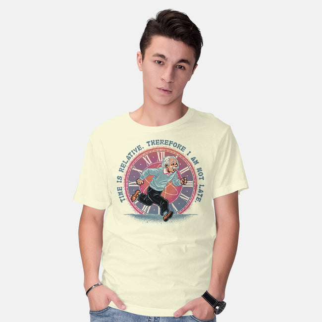 The Relativity Of Time-Mens-Basic-Tee-glitchygorilla
