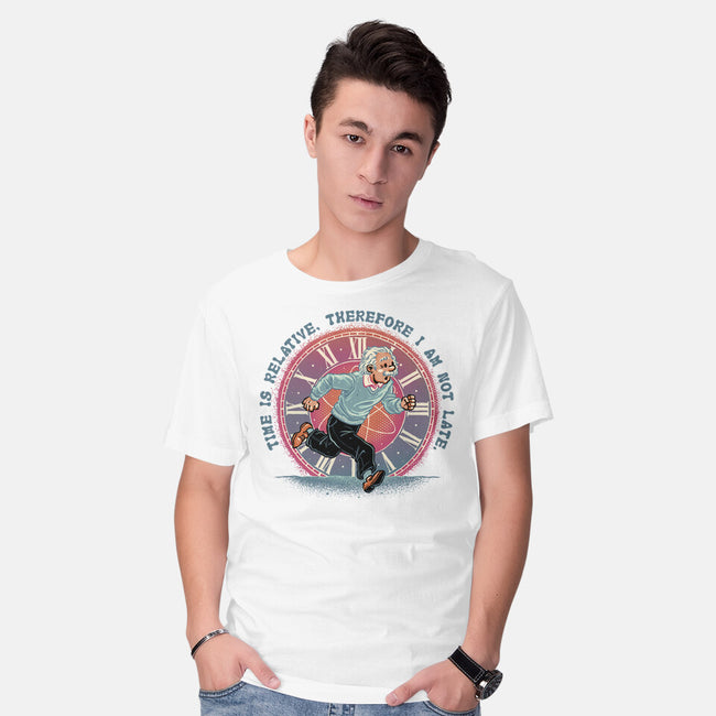 The Relativity Of Time-Mens-Basic-Tee-glitchygorilla