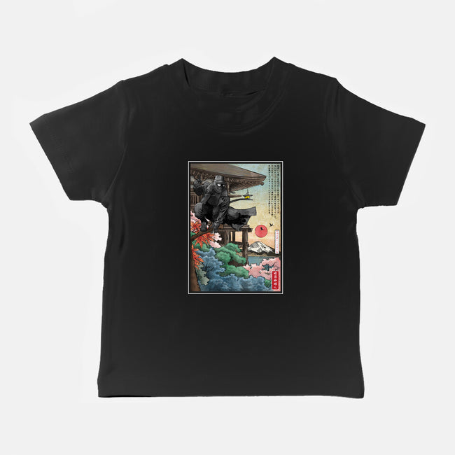 The Spider In Japan-Baby-Basic-Tee-DrMonekers