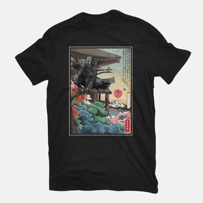 The Spider In Japan-Mens-Basic-Tee-DrMonekers