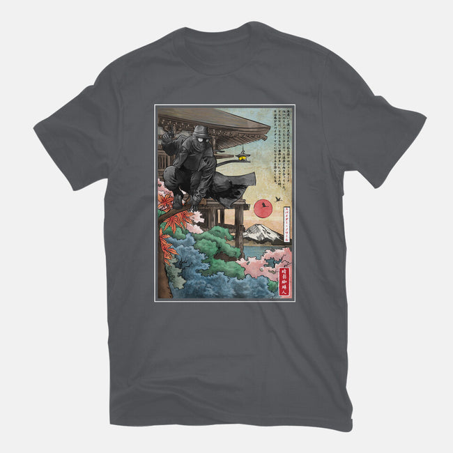 The Spider In Japan-Womens-Basic-Tee-DrMonekers
