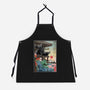 The Spider In Japan-Unisex-Kitchen-Apron-DrMonekers