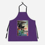 The Spider In Japan-Unisex-Kitchen-Apron-DrMonekers