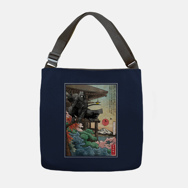 The Spider In Japan-None-Adjustable Tote-Bag-DrMonekers