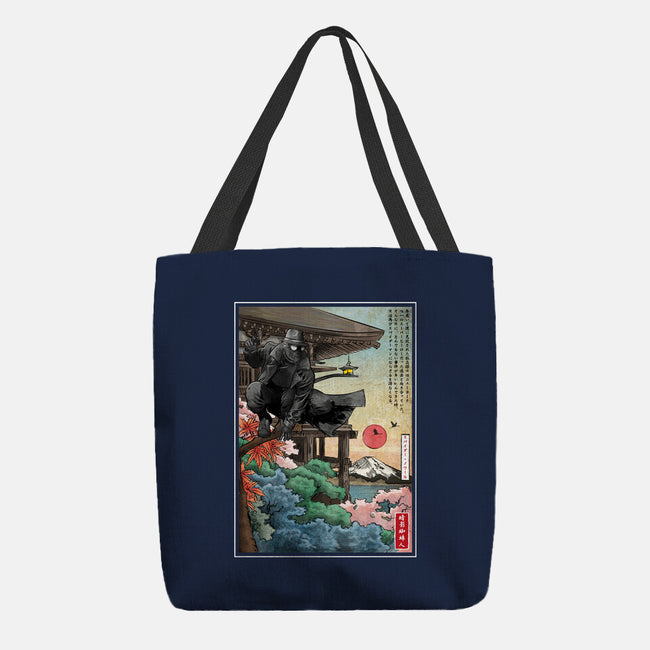 The Spider In Japan-None-Basic Tote-Bag-DrMonekers