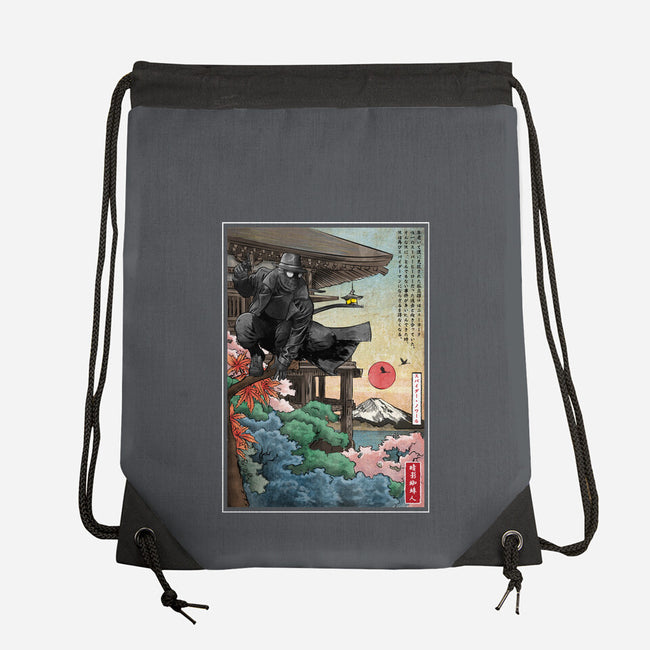 The Spider In Japan-None-Drawstring-Bag-DrMonekers