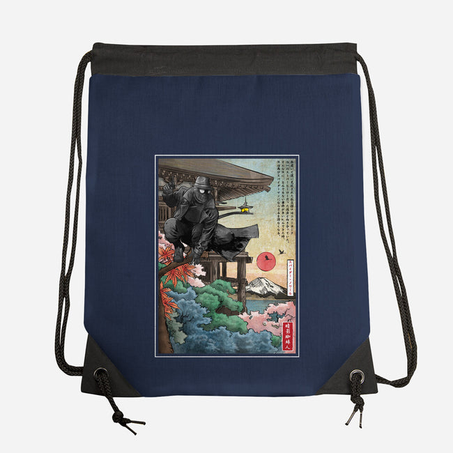 The Spider In Japan-None-Drawstring-Bag-DrMonekers