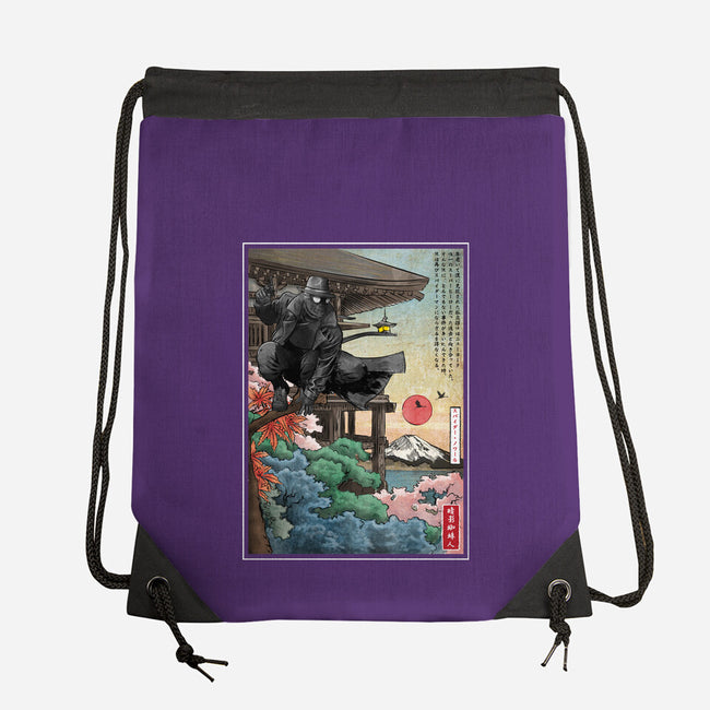 The Spider In Japan-None-Drawstring-Bag-DrMonekers