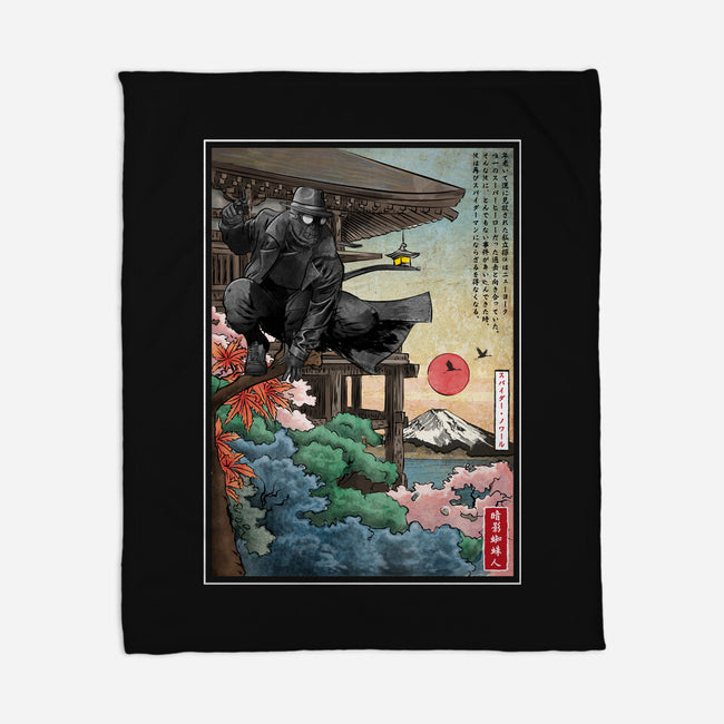 The Spider In Japan-None-Fleece-Blanket-DrMonekers